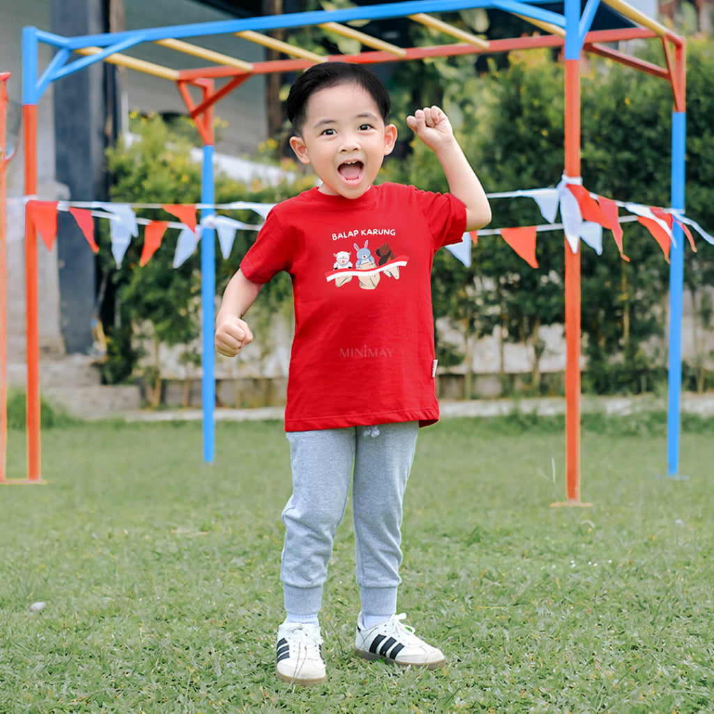 MINIMAY Kaos Anak 17 Agustus Baju Lomba