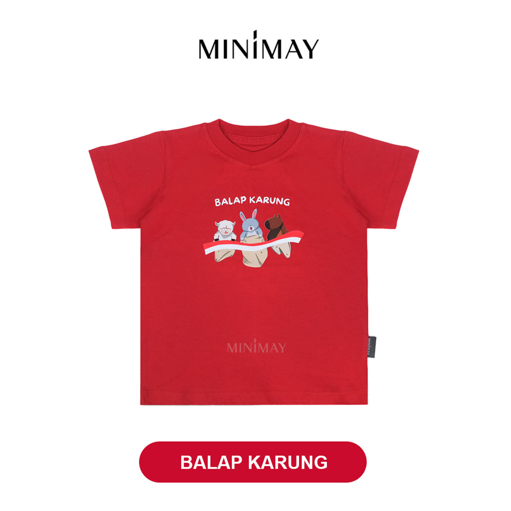 MINIMAY Kaos Anak 17 Agustus Baju Lomba