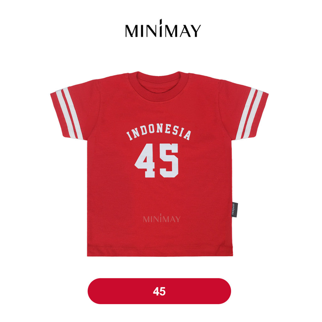 Kaos Anak 17 Agustus Indonesia Baju Merah Putih Kombinasi Usia 1 2 3 4 5 6 7 Tahun