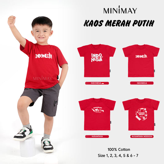 MINIMAY Kaos Anak Merah Putih
