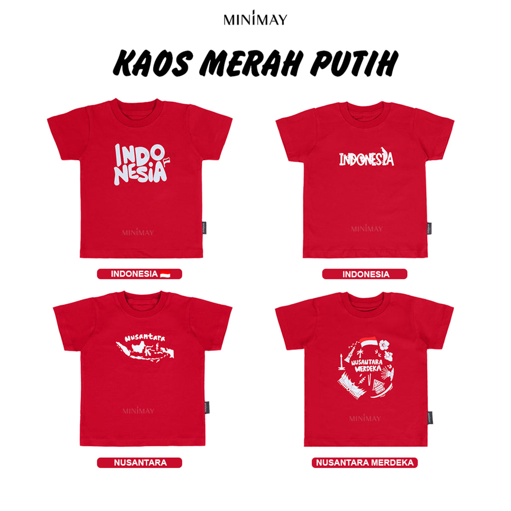 MINIMAY Kaos Anak Merah Putih