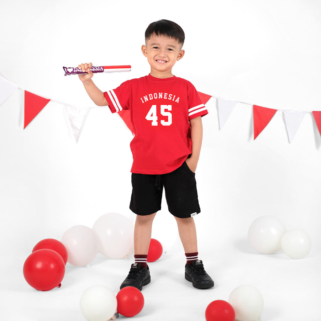 Kaos Anak 17 Agustus Indonesia Baju Merah Putih Kombinasi Usia 1 2 3 4 5 6 7 Tahun